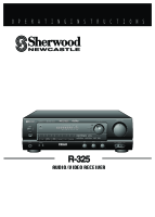 Sherwood R-325-Owners-Manual
